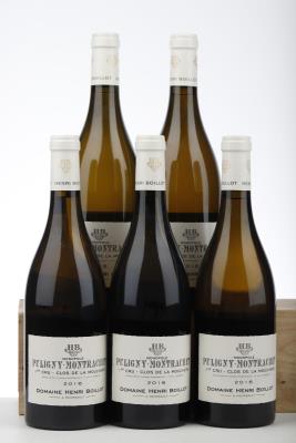 PULIGNY MONTRACHET CLOS DE LA MOUCHERE 2016 - Henri Boillot - 5 Bottles