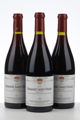 ROMANEE ST VIVANT 2007 - Domaine des Grands Vins de France - 3 Bottles