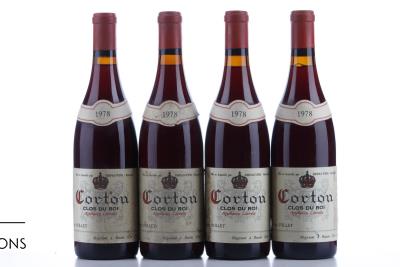 CORTON CLOS DU ROI Georges Pollet - Mise Depas 1978 - 8 Bottles