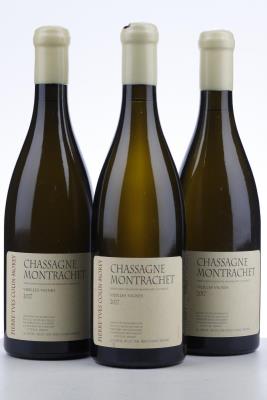 CHASSAGNE MONTRACHET BLANC VIEILLES VIGNES 2017 - Pierre Yves Collin Morey - 3 Bottles