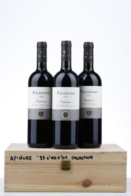 ASINONE VINTAGE COLLECTION CASE 1999 - 2000 - 2001 NV - Poliziano - 1 Bottle - Owc 3