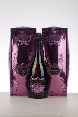 DOM PERIGNON ROSE LADY GAGA 2008 - Moet et Chandon - 2 Bottles - Metal Box