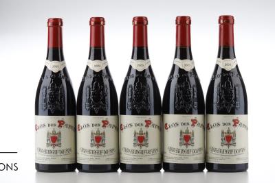 CHATEAUNEUF DU PAPE CLOS DES PAPES 2005 - Paul Avril - 10 Bottles - Owc 12