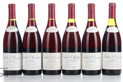 NUITS ST GEORGES LES BOUDOTS 1992 - Leroy - 6 Bottles