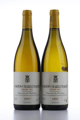 CORTON CHARLEMAGNE Bonneau Du Martray 1997 - 2 Bottles