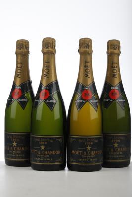 MOET ET CHANDON BRUT IMPERIAL 1986 - 4 Bottles