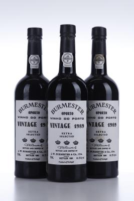 BURMESTER VINTAGE PORT 1989 - Burmester - 3 Bottles