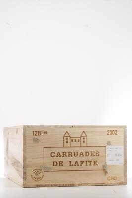 CARRUADES DE LAFITE ROTHSCHILD 2002 - Mc - 12 Bottles - Owc 12