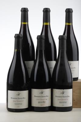 GIGONDAS GRAND GRENACHE 66 4*2007 + 2*2010    - Domaine Santa Duc - 6 Bottles