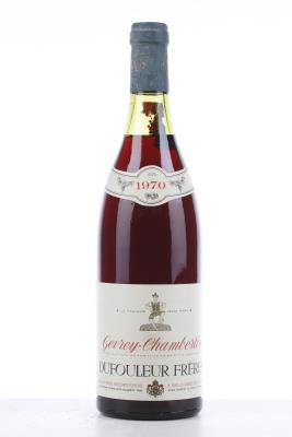 GEVREY CHAMBERTIN 1970 - Dufouleur - 1 Bottle