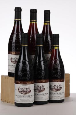 CHATEAUNEUF DU PAPE FINES ROCHES 1998 - Mousset Barrot - 6 Bottles