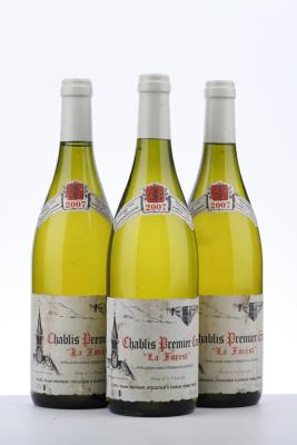 CHABLIS LA FOREST 2007 - Vincent Dauvissat - 3 Bottles