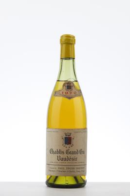 CHABLIS VAUDESIR 1970 - Paul Droin Baudoin - 1 Bottle