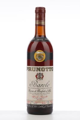 BAROLO RISERVA BUSSIA DI MONFORTE D'ALBA 1970 - Prunotto - 1 Bottle