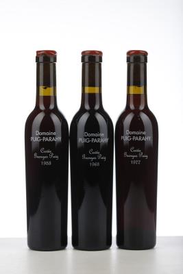 RIVESALTES CUVEE GEORGES PUIG 1953+1963+1977 MIXED - Puig Parahy - 3 x 0,375Ltr