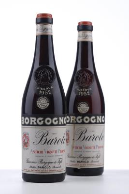 BAROLO RISERVA SPECIALE 1952 - Giacomo Borgogno - 2 Bottles