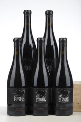 MORGON JAVERNIERES LES IMPENITENTS 2*2014 + 3*2015   - Louis Claude Desvignes - 5 Bottles