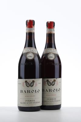 BAROLO BUSSIA SOPRANA 1981 - Conterno Aldo - 2 Bottles