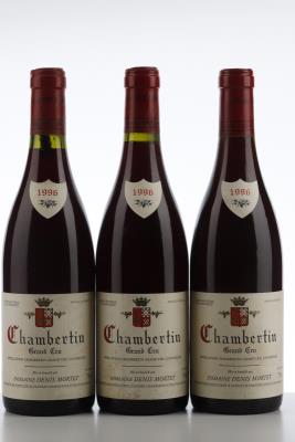 CHAMBERTIN 1996 - Denis Mortet - 3 Bottles