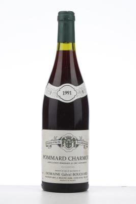 POMMARD CHARMOTS 1991 - Gabriel Bouchard - 1 Bottle