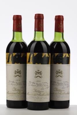 MOUTON ROTHSCHILD 1974 - Mc - 3 Bottles