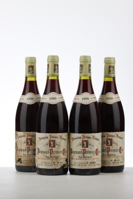POMMARD LES PLATIERES 1990 - G. Prieur - 4 Bottles