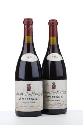 CHAMBOLLE MUSIGNY LES AMOUREUSES 1984 - Robert Groffier - 2 Bottles
