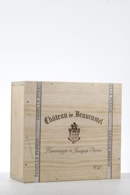 CHATEAUNEUF DU PAPE BEAUCASTEL HOMMAGE A JACQUES PERRIN 2012 - Beaucastel - 3 Bottles - Owc 3