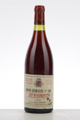 VOSNE ROMANEE LES BEAUMONTS 1983 - Jean Grivot - 1 Bottle