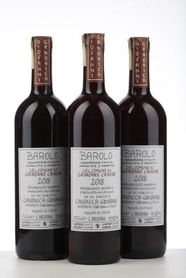 BAROLO DEL COMUNE GRINZANE CAVOUR 2018 - Canonica - 3 Bottles