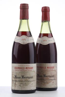 CHAMBOLLE MUSIGNY 1975 - Jean Bernard - 2 Bottles