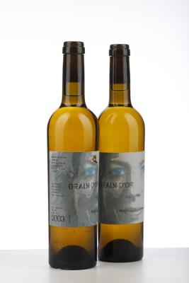 GRAIN D'OR ERMITAGE 2003 - Marie Therese Chappaz - 2 x 0,50 Ltr