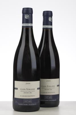 CLOS VOUGEOT LE GRAND MAUPERTUI 2009 - Anne Gros - 2 Bottles