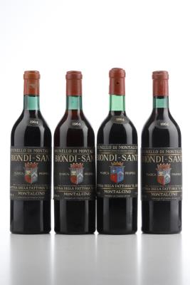 BRUNELLO DI MONTALCINO IL GREPPO 1964 - Biondi Santi - 4 Bottles