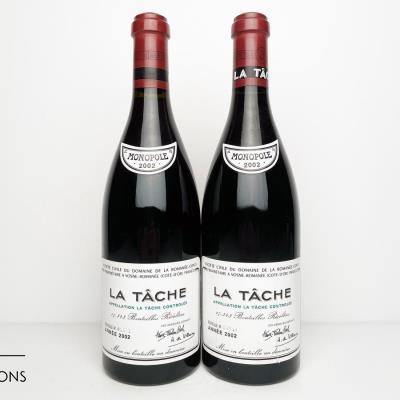 LA TACHE 2002 - Domaine de la Romanee Conti - 2 Bottles