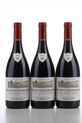 GEVREY CHAMBERTIN CLOS ST JACQUES 2016 - Armand Rousseau - 3 Bottles
