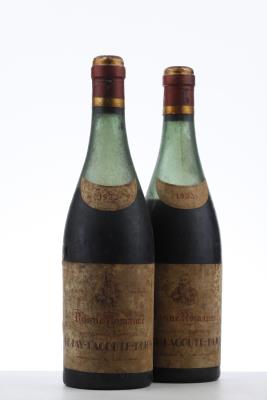 VOSNE ROMANEE 1933 - Lejay Lagoute - 2 Bottles