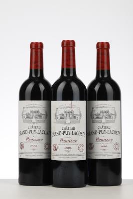 GRAND PUY LACOSTE 2005 - Mc - 3 Bottles