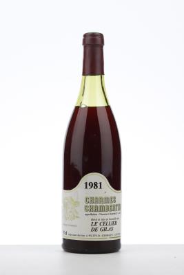 CHARMES CHAMBERTIN 1981 - Le Cellier de Gilas - 1 Bottle