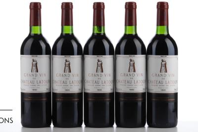 LATOUR 1990 - 9 Bottles in Owc 12