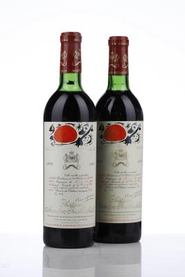 MOUTON ROTHSCHILD 1969 - Mc - 2 Bottles - Owc 3