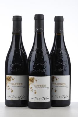 CHATEAUNEUF DU PAPE LES SAFRES 2016 - Le Clos du Caillou - 3 Bottles