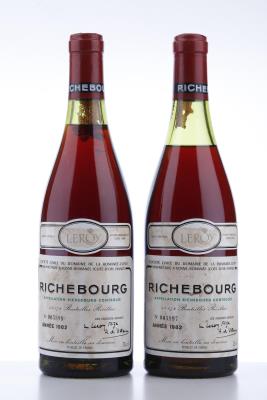 RICHEBOURG 1982 - Domaine de la Romanee Conti - 2 Bottles