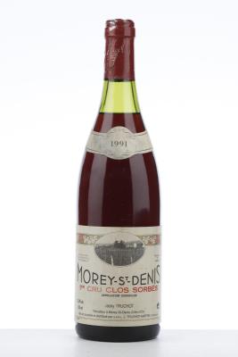 MOREY ST DENIS CLOS SORBES 1991 - Jacky Truchot - 1 Bottle