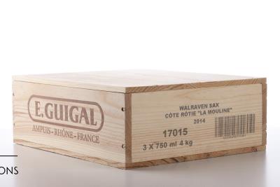 COTE ROTIE LA MOULINE 2014 - Guigal - 3 Bottles - Owc 3