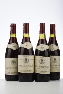 CHASSAGNE MONTRACHET ROUGE 1996 - Hubert Bouzereau Gruere - 4 Bottles