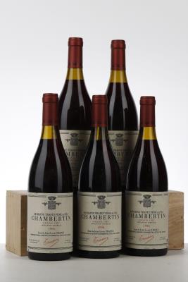 CHAMBERTIN 1996 - Jean et Jean Louis Trapet - 5 Bottles