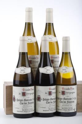 PULIGNY MONTRACHET CLOS DES FOLATIERES 2011 - Paul Pernot - 5 Bottles