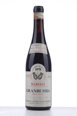 BAROLO RISERVA SPECIALE GRANBUSSIA BRICCO COLONNELLO 1970 - Aldo Conterno  - 1 Bottle