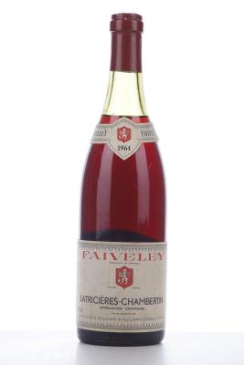 LATRICIERES CHAMBERTIN 1964 - Faiveley - 1 Bottle